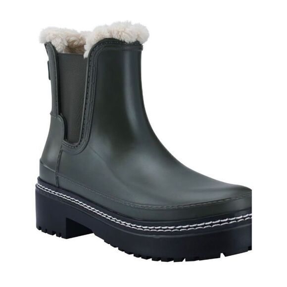 Marc Fisher Fargo Waterproof Dark Blue Boot NWT Size 6 - Picture 1 of 8